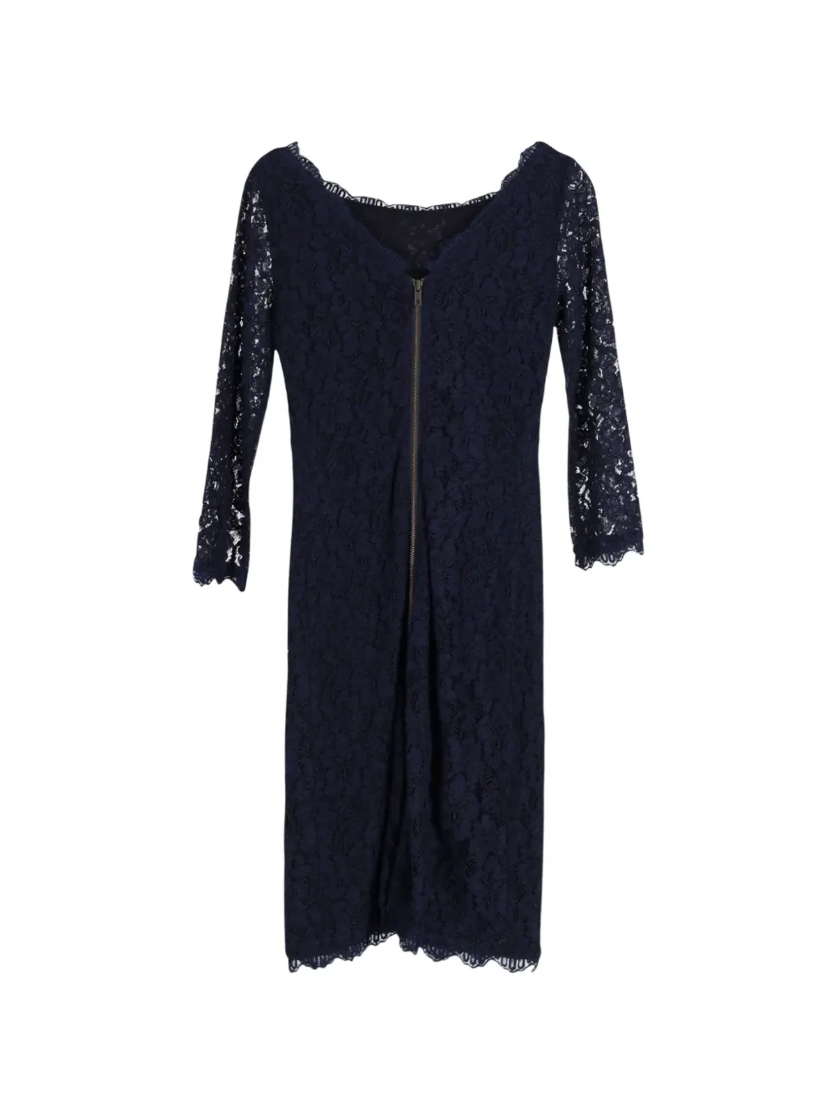 Diane Von Furstenberg Vintage ザリタ レース ミニドレス - ブルー - 画像2