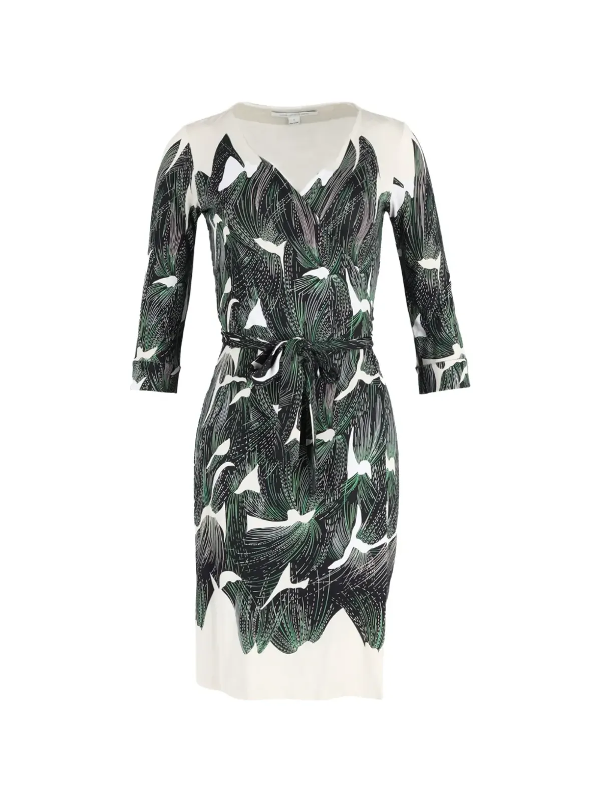 Diane Von Furstenberg Vintage ジュリアン ラップドレス - グリーン - 画像1