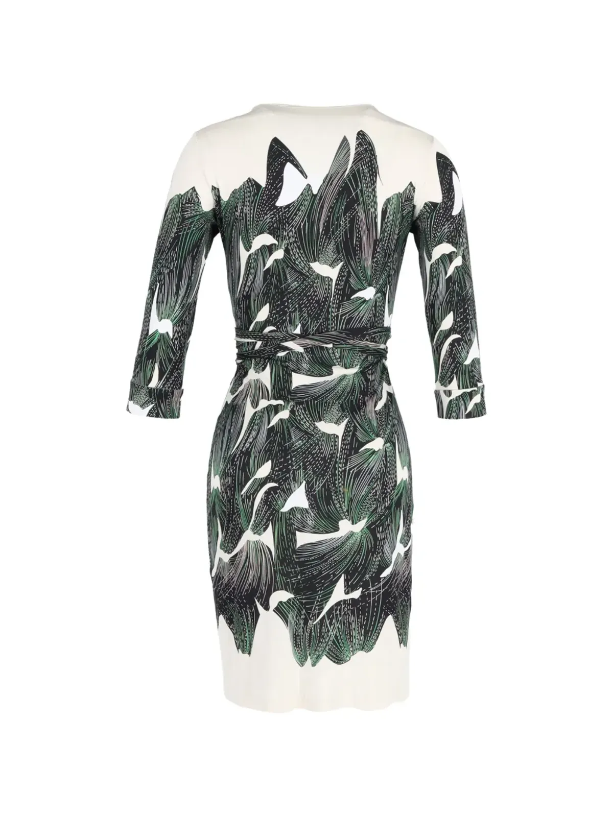 Diane Von Furstenberg Vintage ジュリアン ラップドレス - グリーン - 画像2