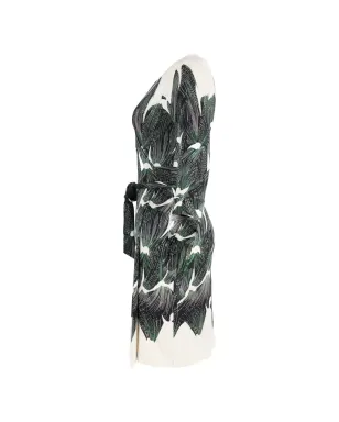 Diane Von Furstenberg Vintage ジュリアン ラップドレス - グリーン - サムネイル3