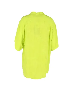 Balenciaga Pre-Owned logo-embroidered shirt - Yellow - サムネイル2