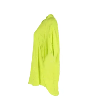Balenciaga Pre-Owned logo-embroidered shirt - Yellow - サムネイル3