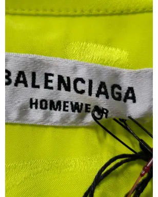 Balenciaga Pre-Owned logo-embroidered shirt - Yellow - サムネイル4