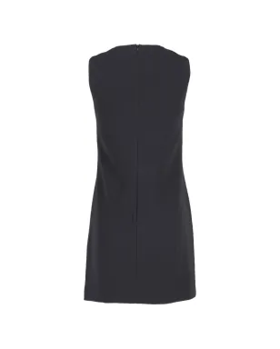 Theory A-line sleeveless mini dress - Black - サムネイル2