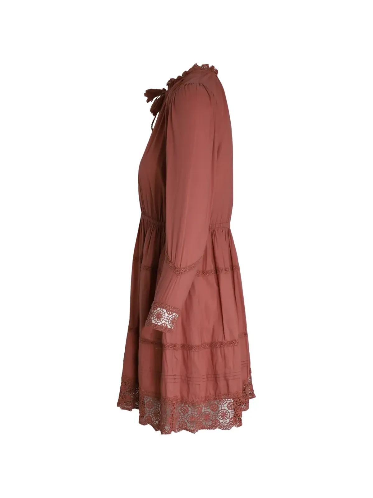 Ulla Johnson クロシェット・トリム ミニドレス - 画像3