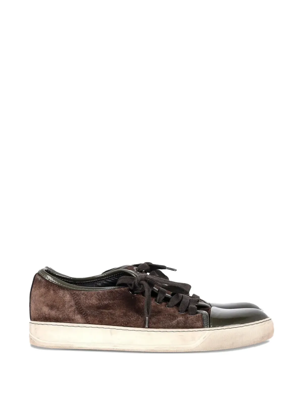 Lanvin ビンテージ クラシック スエード スニーカー - 画像1