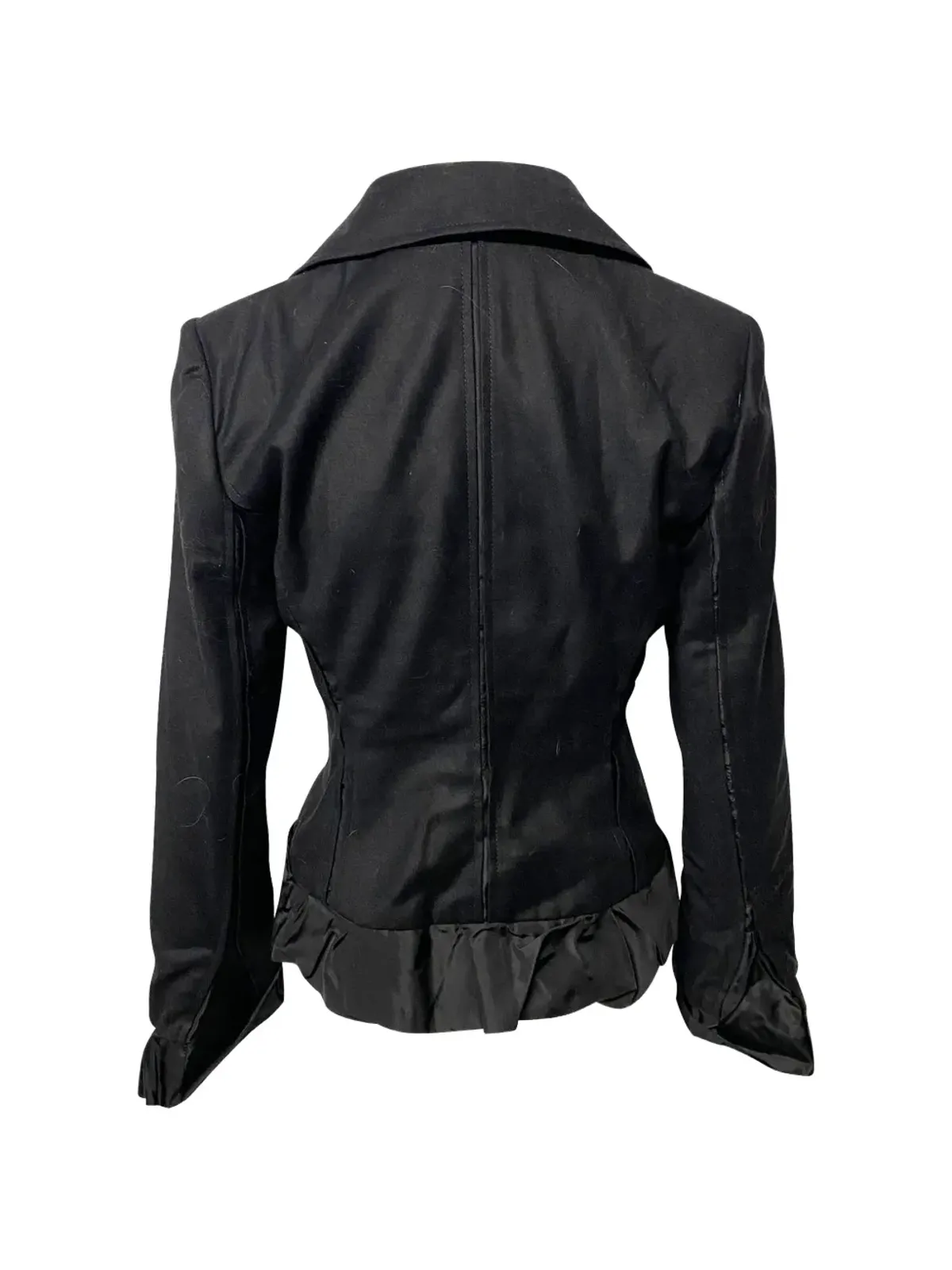 Saint Laurent Pre-Owned リヴ・ゴーシュ ラッフル イブニング ブレザー - 画像2