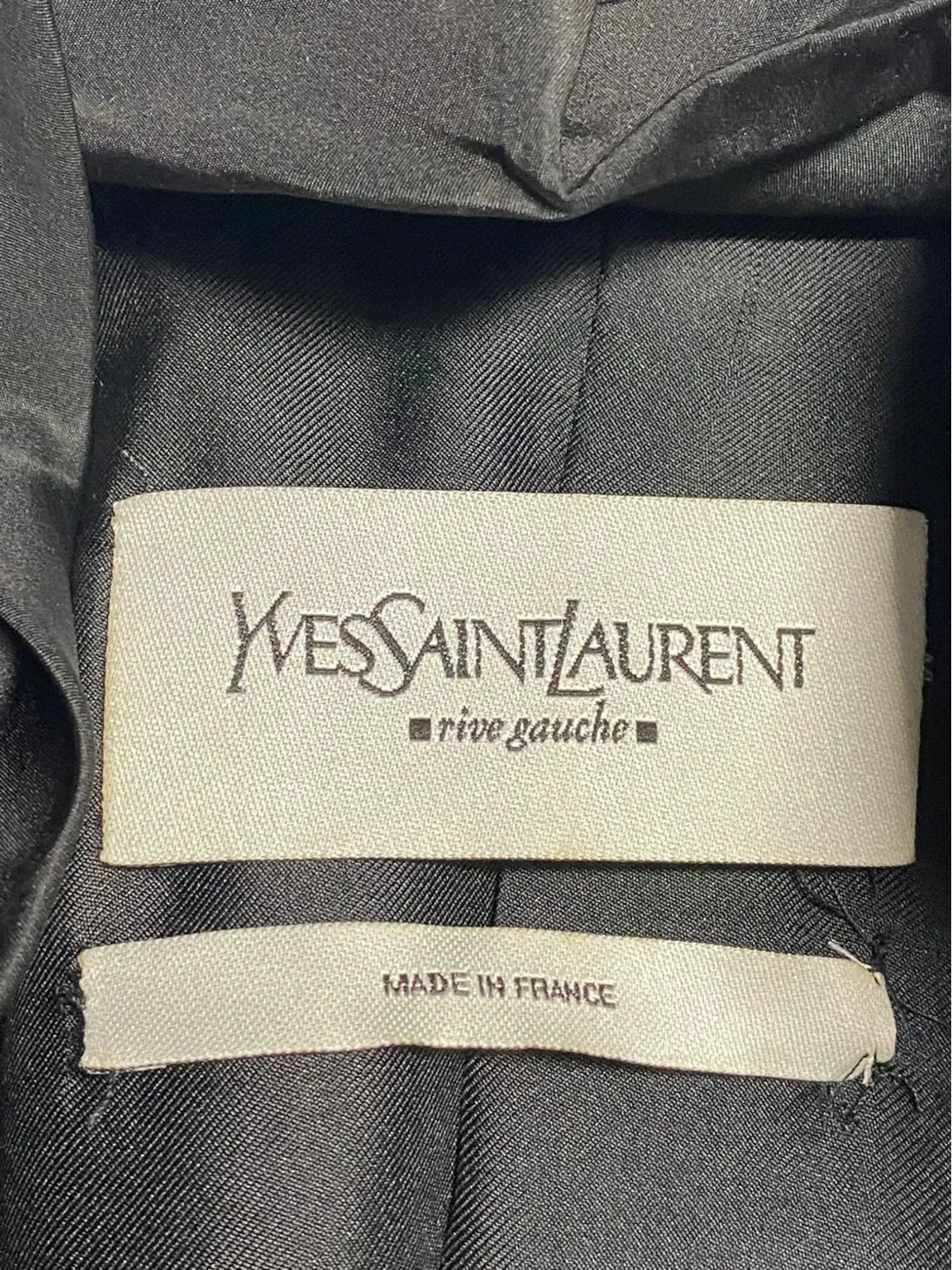 Saint Laurent Pre-Owned リヴ・ゴーシュ ラッフル イブニング ブレザー - 画像3