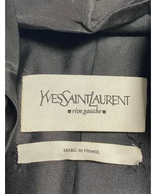 Saint Laurent Pre-Owned リヴ・ゴーシュ ラッフル イブニング ブレザー - サムネイル3