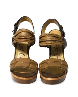 Lanvin Pre-Owned 木製アクセント ヒールパンプス - サムネイル4