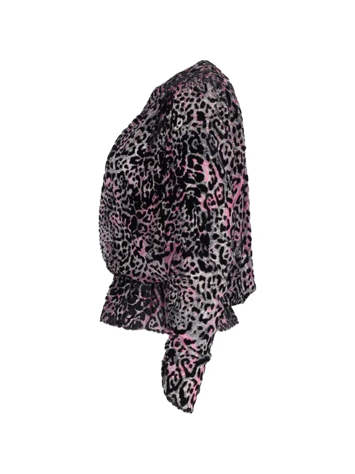 Zadig&Voltaire 豹柄 Vネック ブラウス - 画像2