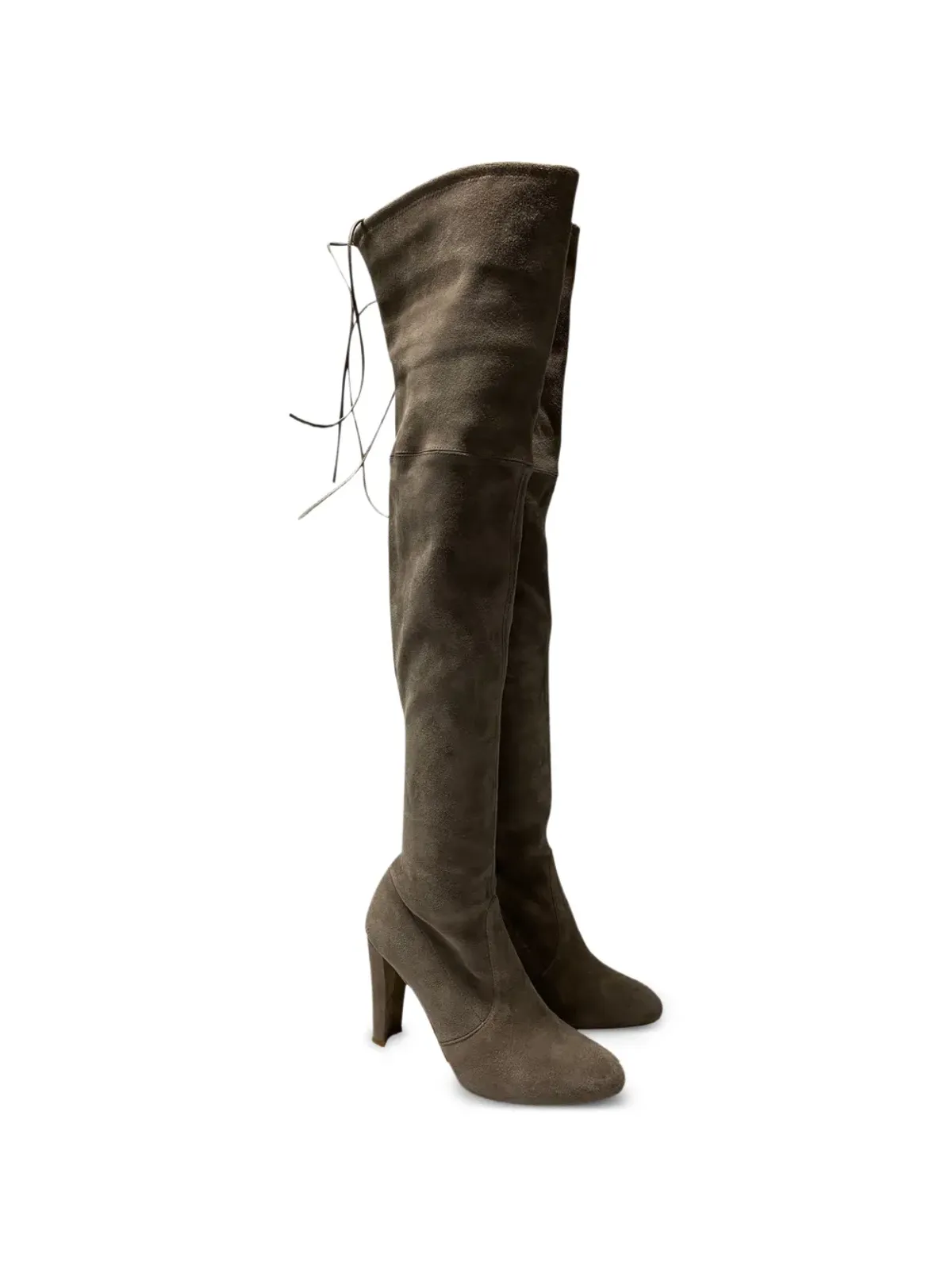 Stuart Weitzman オーバーザニー・スエードブーツ - 画像2
