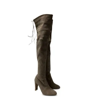 Stuart Weitzman オーバーザニー・スエードブーツ - サムネイル2