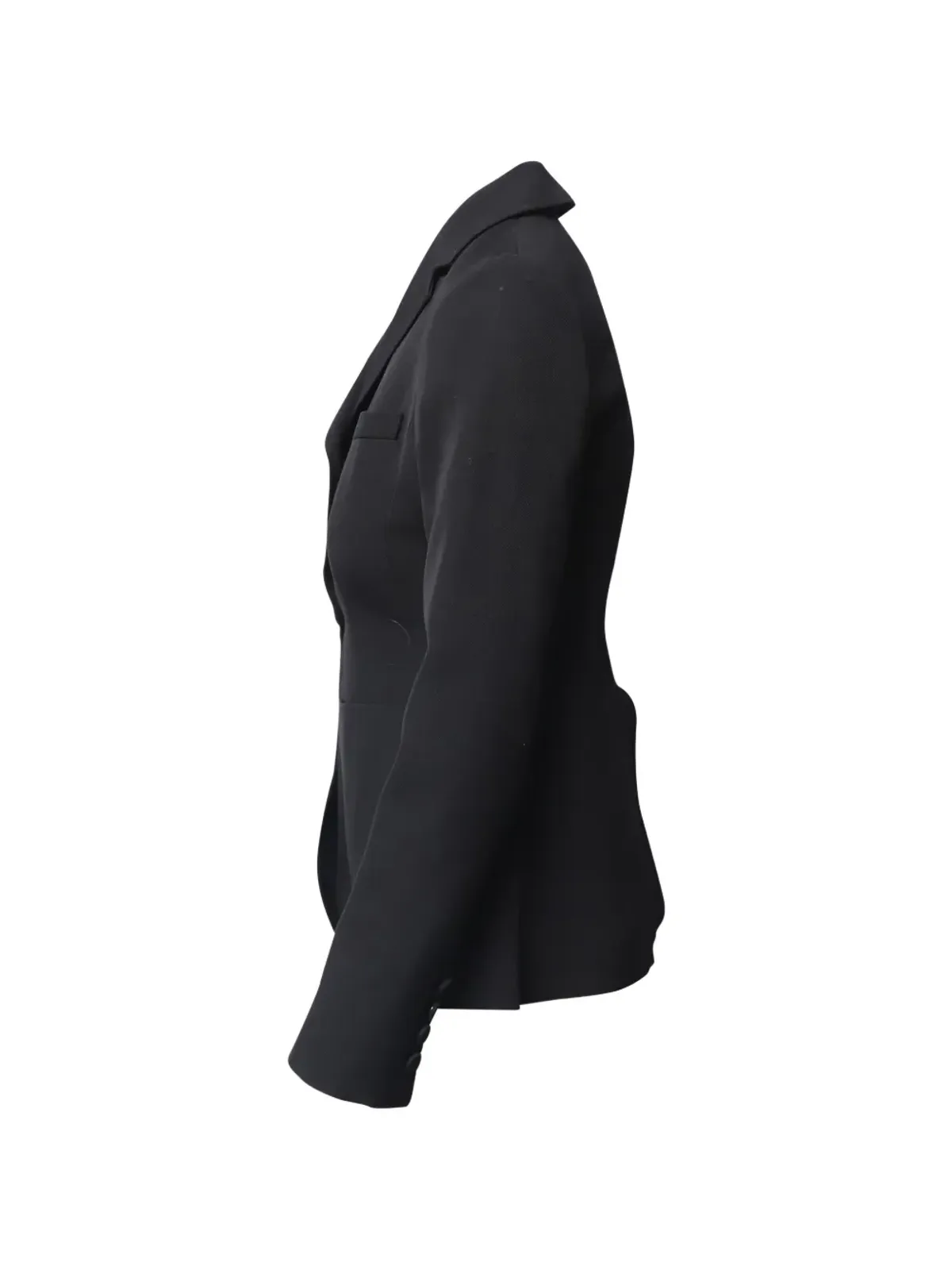 Burberry Pre-Owned フィット感のあるウールブレザー - Black - 画像3