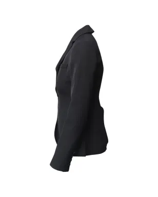 Burberry Pre-Owned フィット感のあるウールブレザー - Black - サムネイル3