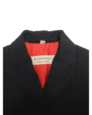 Burberry Pre-Owned フィット感のあるウールブレザー - Black - サムネイル4