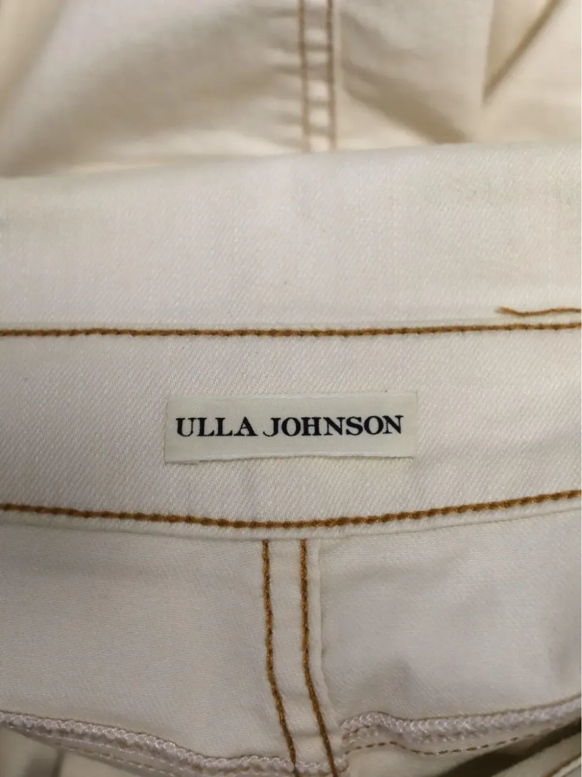Ulla Johnson ベルト付きコントラストステッチパンツ - Neutrals - 画像4