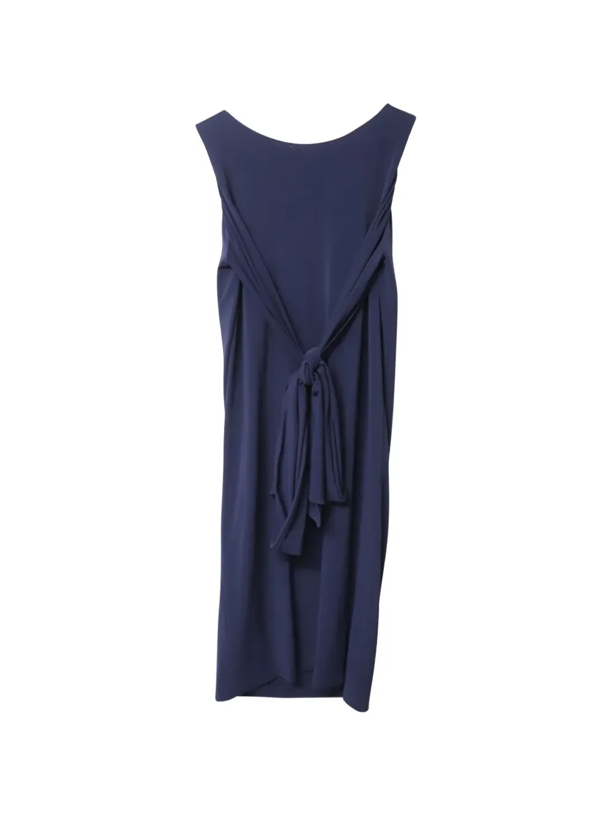 Red Valentino Vintage sleeveless belted midi dress - Blue - 画像2