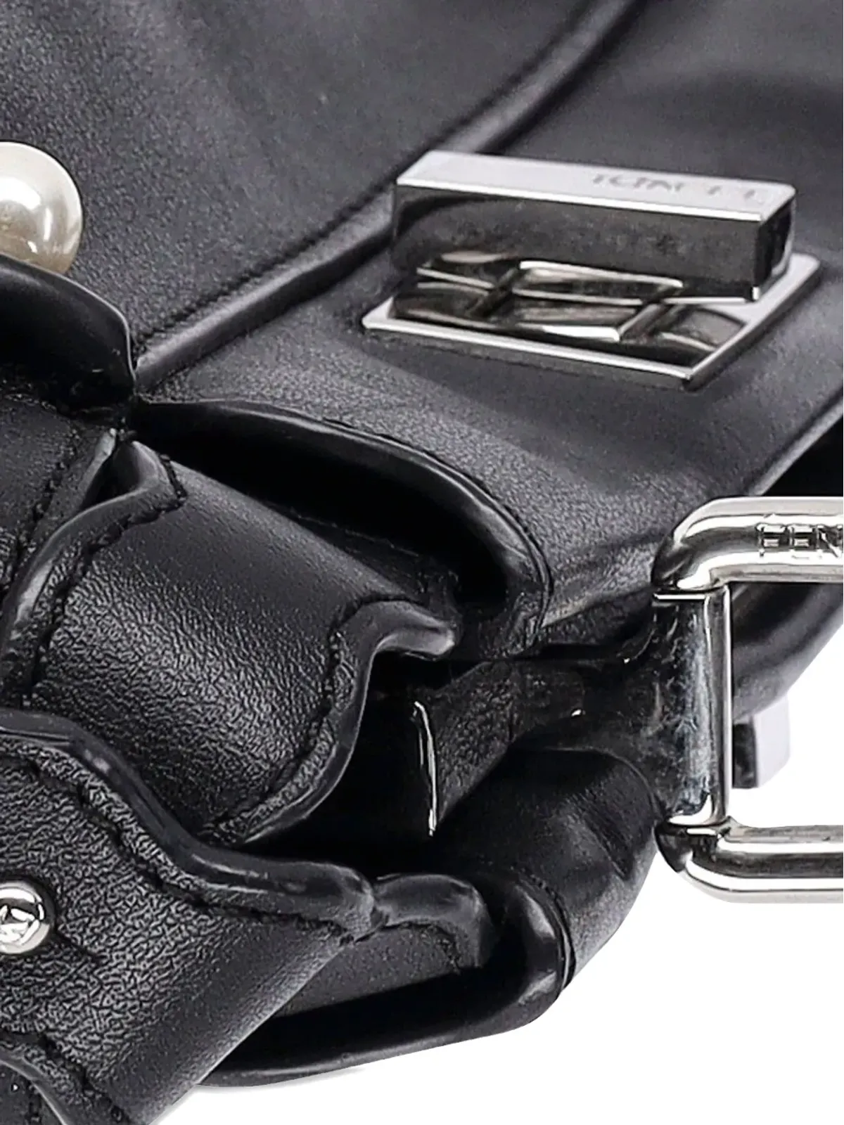 Fendi Pre-Owned ピーカブー パール トートバッグ - 画像4