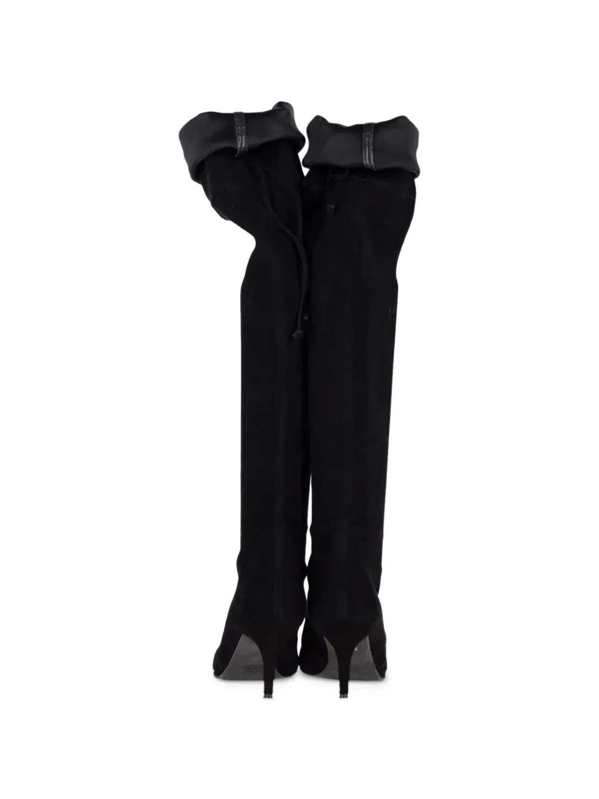 Stuart Weitzman tieland over-the-knee suede boots - Black - 画像3