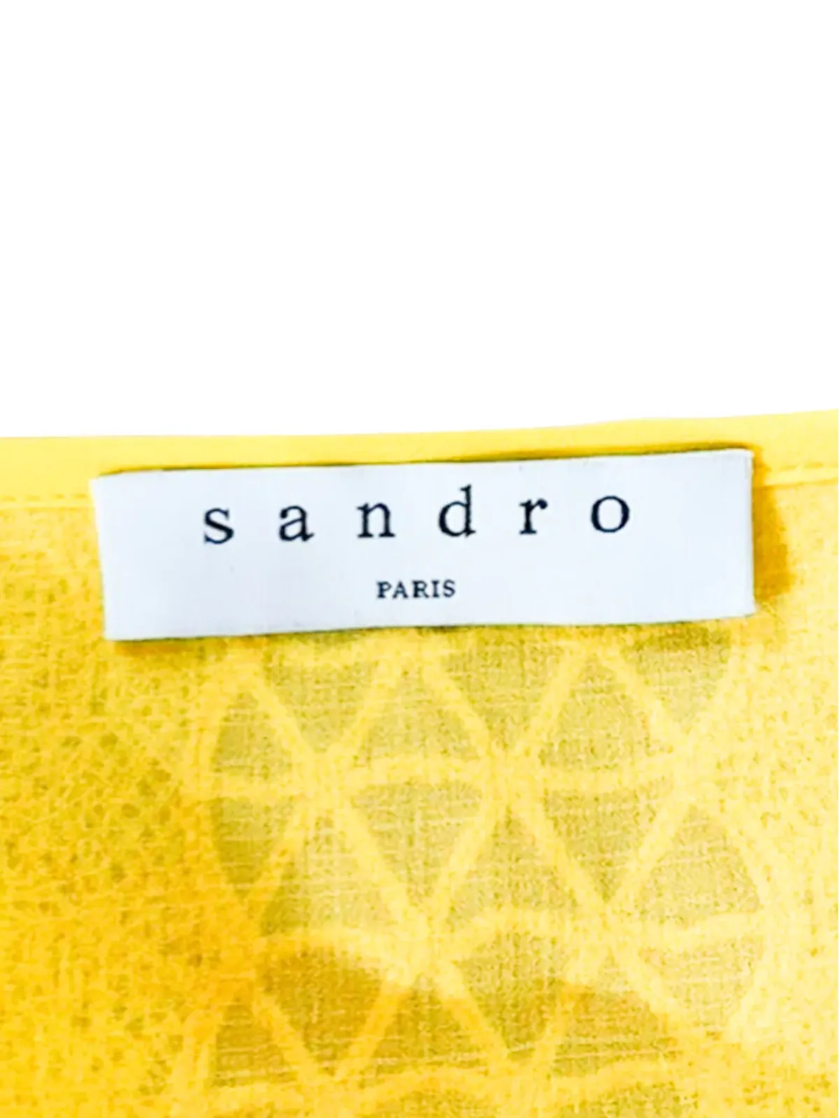 SANDRO クルーネック刺繍ミニドレス - 画像3