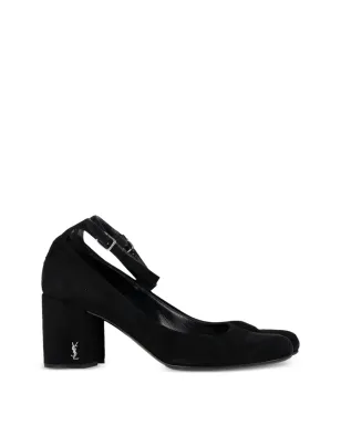Saint Laurent ビンテージ ベイビーズ アンクルストラップパンプス ブラック - サムネイル1