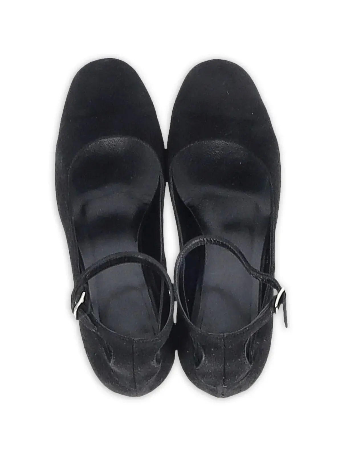 Saint Laurent ビンテージ ベイビーズ アンクルストラップパンプス ブラック - 画像3