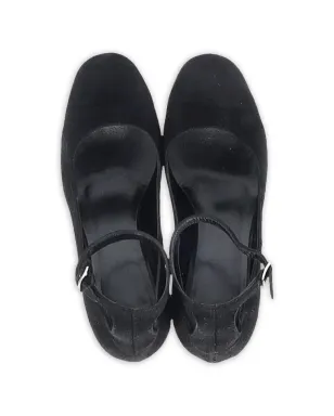 Saint Laurent ビンテージ ベイビーズ アンクルストラップパンプス ブラック - サムネイル3