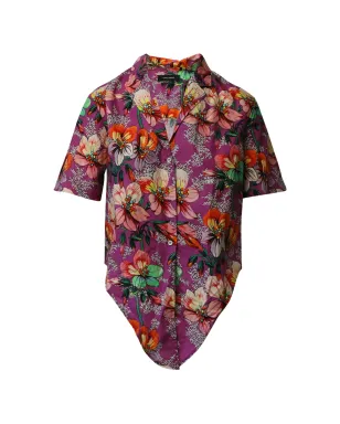 Isabel Marant Vintage 花柄プリント タイウエストシャツ - サムネイル1