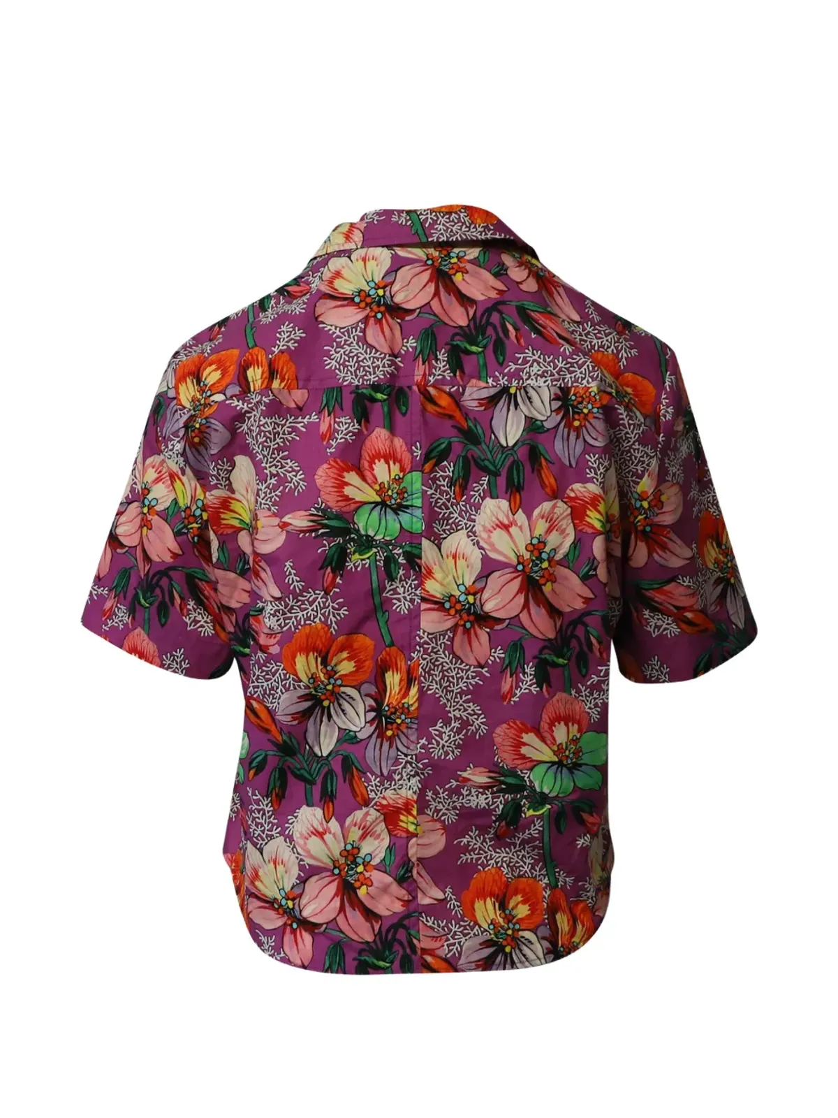 Isabel Marant Vintage 花柄プリント タイウエストシャツ - 画像2