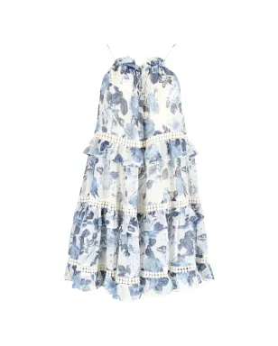 ZIMMERMANN ティアード花柄プリントドレス - ホワイト - サムネイル1