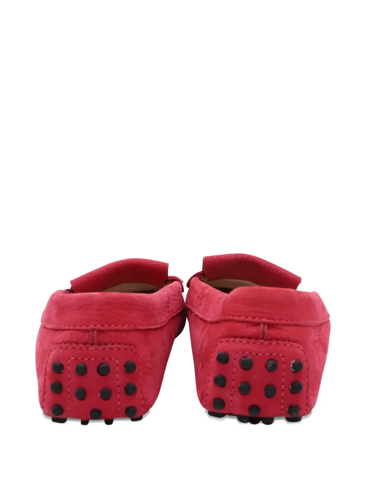 Tod's Vintage ゴミーノ フリンジレザー ローファー - レッド - 画像3