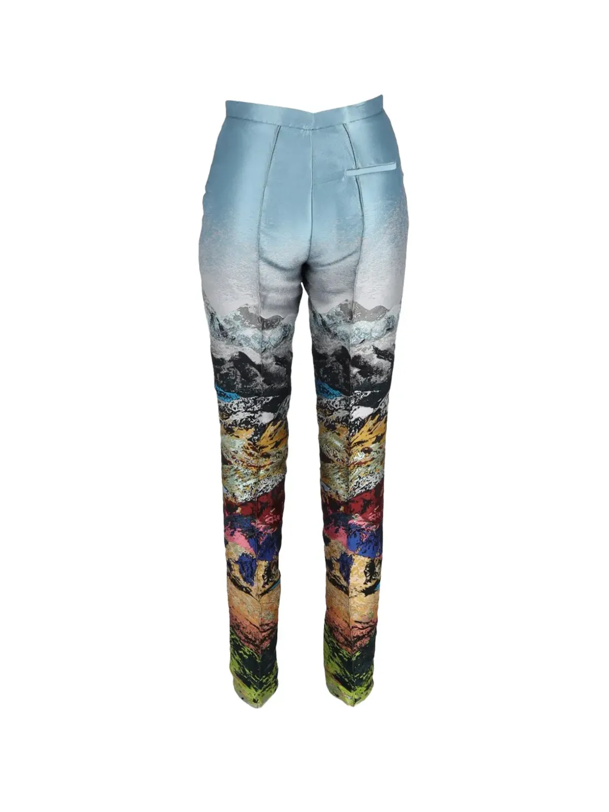 Mary Katrantzou embroidered print trousers - Blue - 画像2