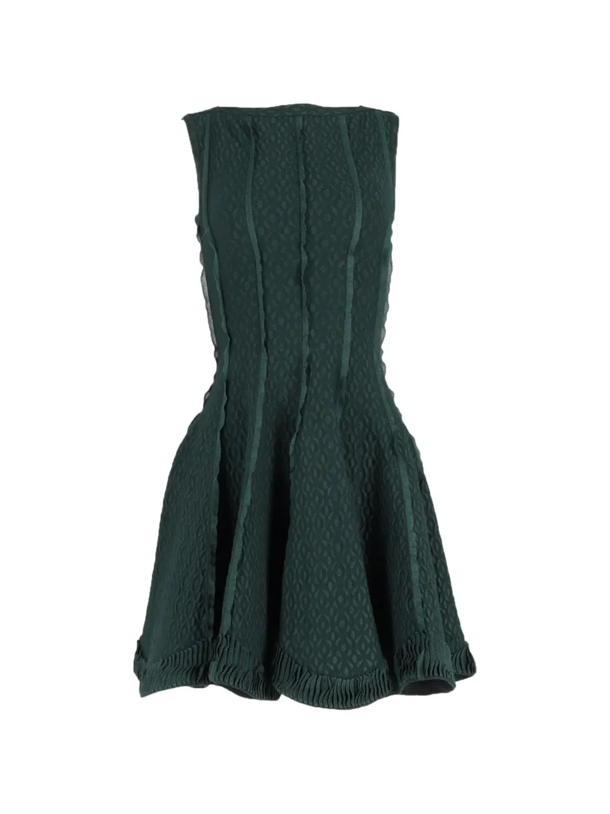 Alaïa Pre-Owned ノースリーブ Aライン ミニドレス - 画像1
