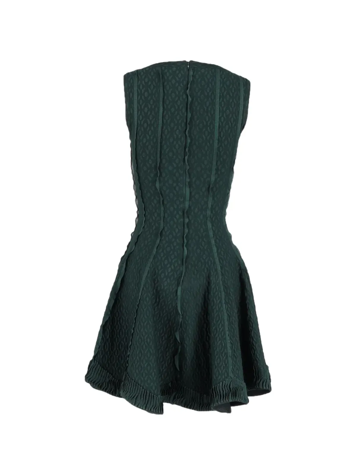 Alaïa Pre-Owned ノースリーブ Aライン ミニドレス - 画像2