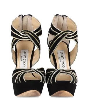 Jimmy Choo Pre-Owned ココ プラットフォームサンダル - サムネイル5