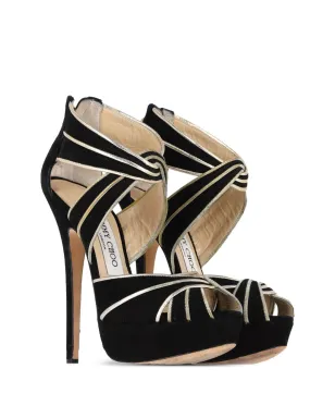 Jimmy Choo Pre-Owned ココ プラットフォームサンダル - サムネイル2