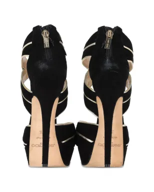 Jimmy Choo Pre-Owned ココ プラットフォームサンダル - サムネイル3