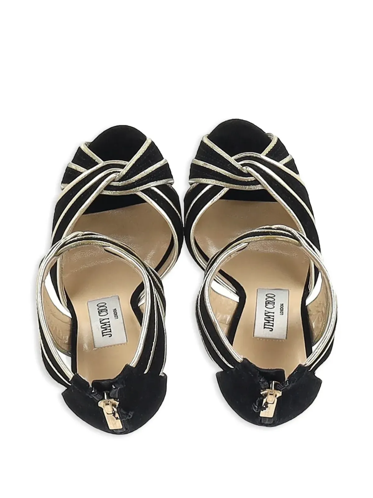 Jimmy Choo Pre-Owned ココ プラットフォームサンダル - 画像4