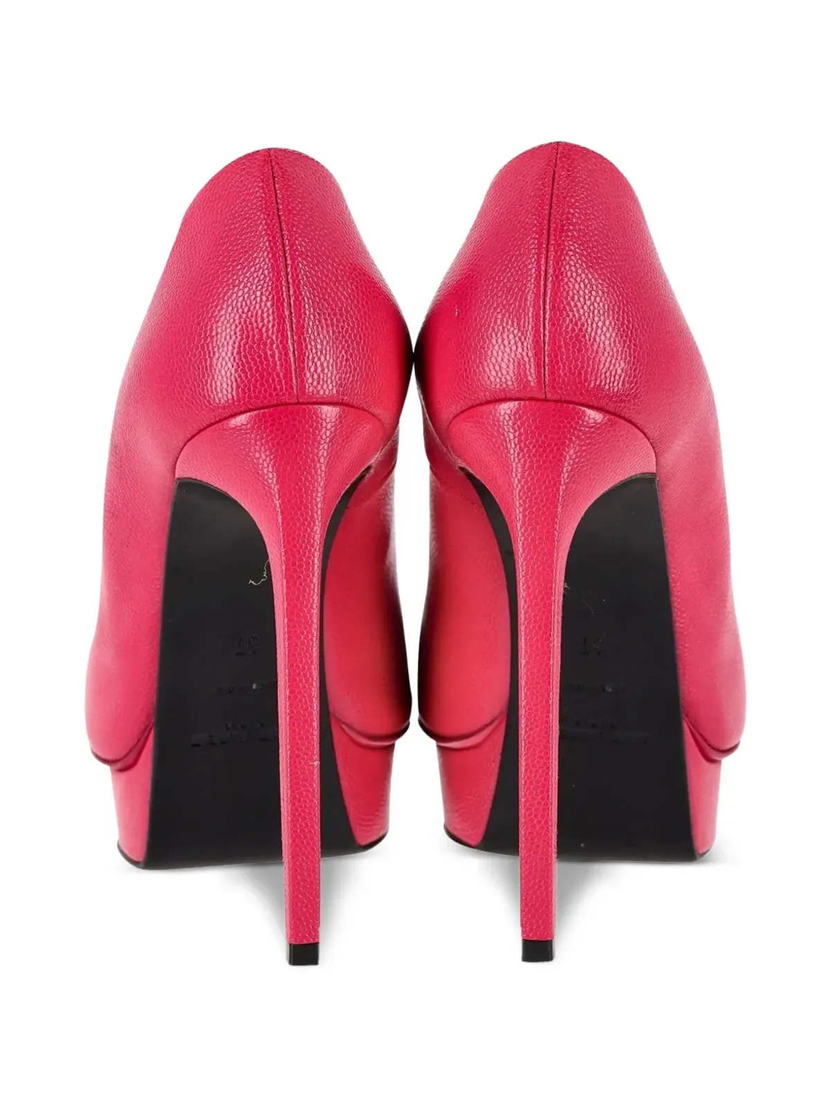 Saint Laurent Pre-Owned プラットフォーム・ポインテッドパンプス - 画像4