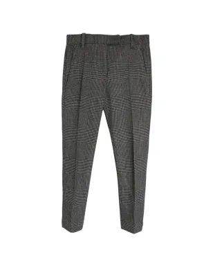 Brunello Cucinelli Vintage Prince Wales grey trousers - サムネイル1