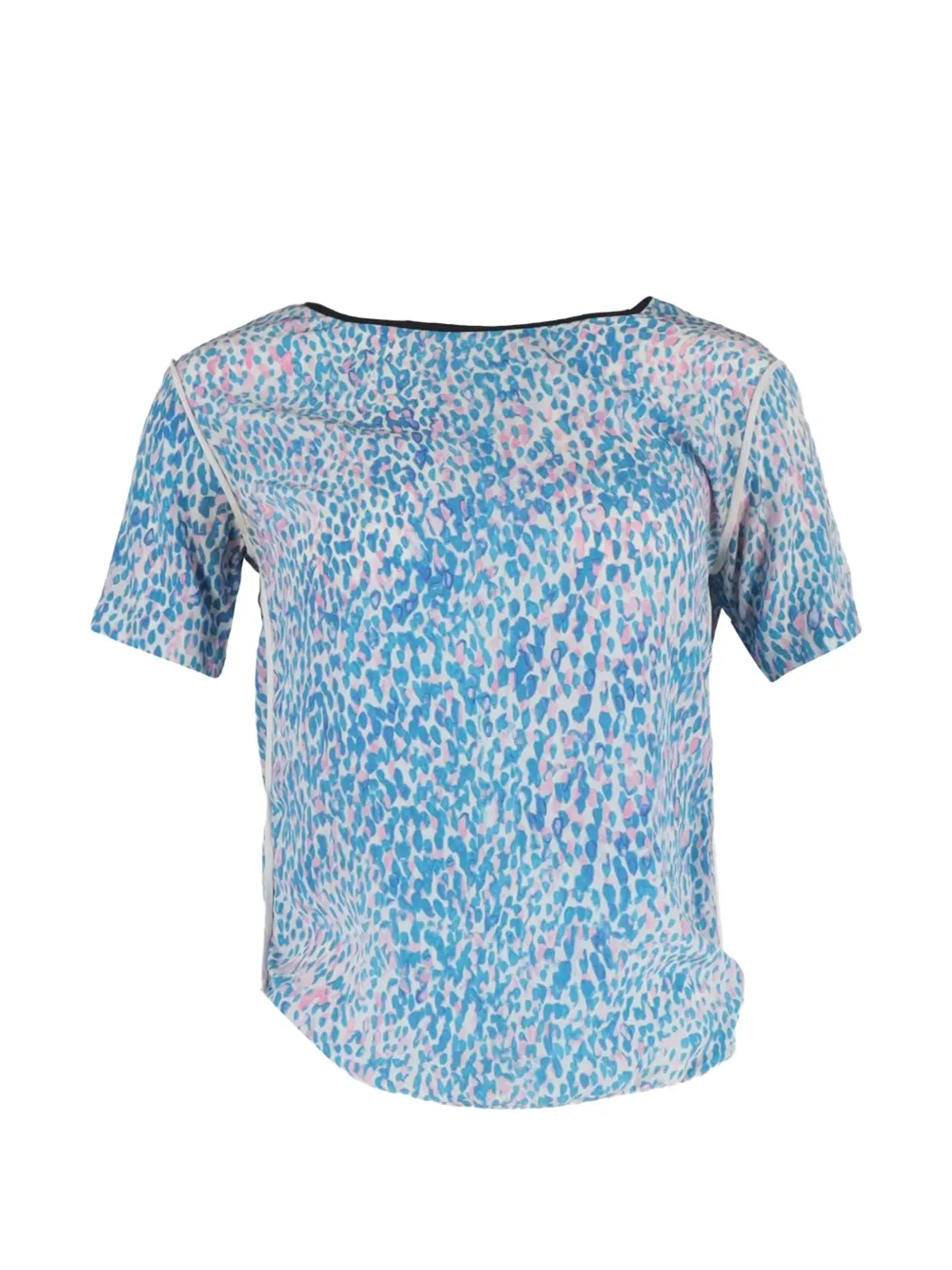 SANDRO レオパード柄 Tシャツ - ブルー - 画像1