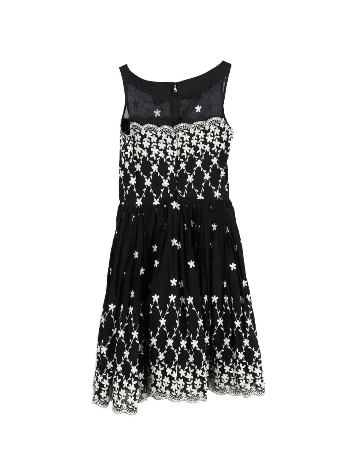 Red Valentino Vintage ミニ刺繍ドレス - 画像2