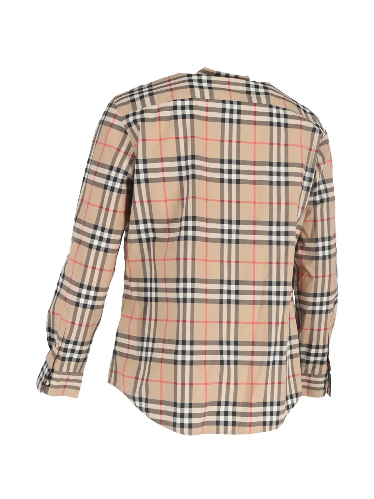 Burberry Pre-Owned チェック柄ポプリンシャツ - 画像2