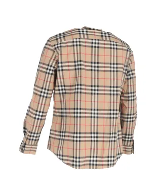 Burberry Pre-Owned チェック柄ポプリンシャツ - サムネイル2