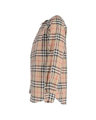 Burberry Pre-Owned チェック柄ポプリンシャツ - サムネイル3