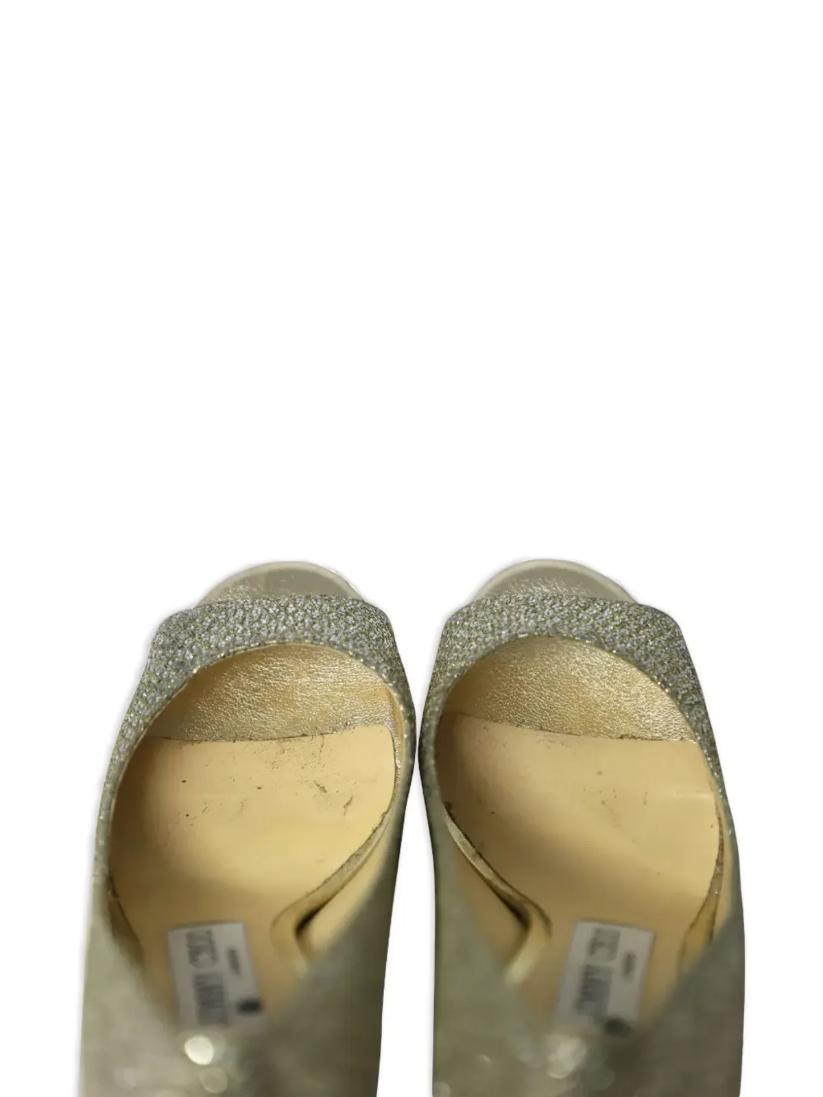 Jimmy Choo Pre-Owned ルナ オープントゥパンプス - 画像5
