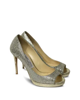 Jimmy Choo Pre-Owned ルナ オープントゥパンプス - サムネイル2