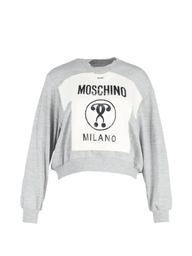 Moschino Pre-Owned Moschino ビンテージ Tシャツプリント クルーネックセーターの商品画像