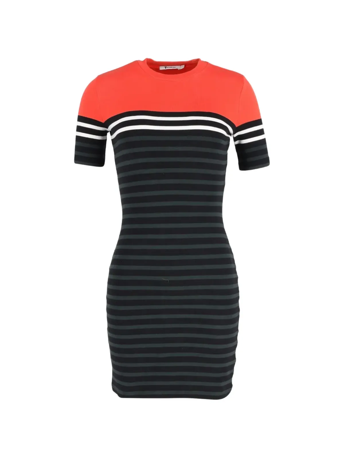 Alexander Wang ビンテージ ストライプ柄のTシャツドレス - 画像1